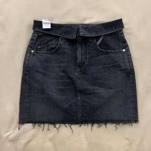 NWT jean atelier flip hem skirt